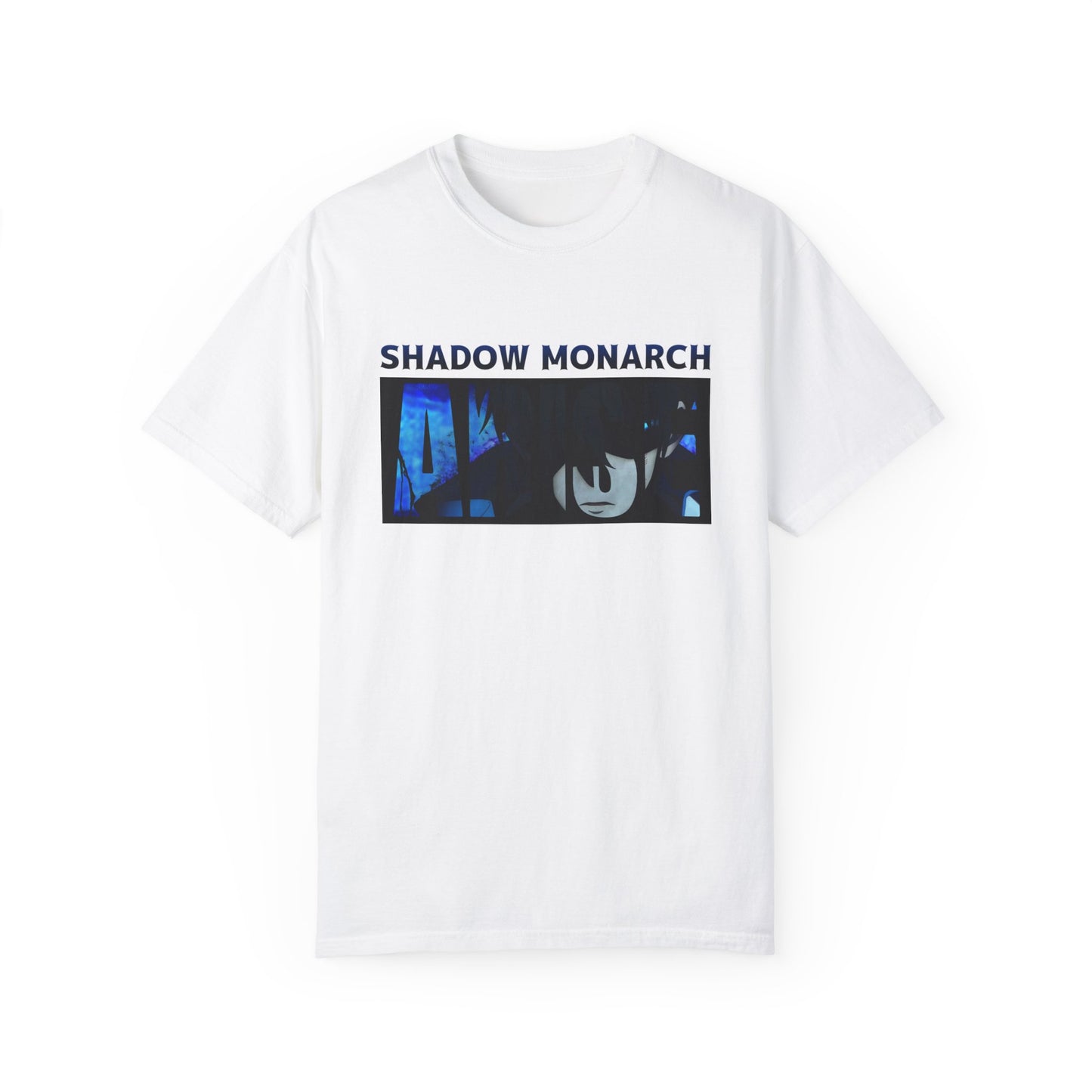 Shadow Monarch Unisex Garment-Dyed T-Shirt - Unique Graphic Tee for Anime Fans