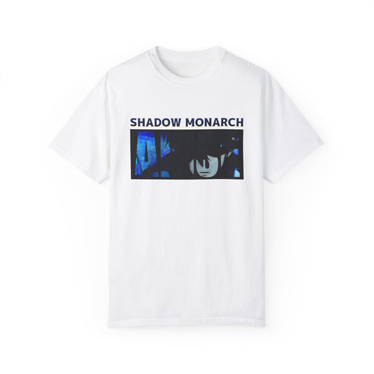 Shadow Monarch Unisex Garment-Dyed T-Shirt - Unique Graphic Tee for Anime Fans