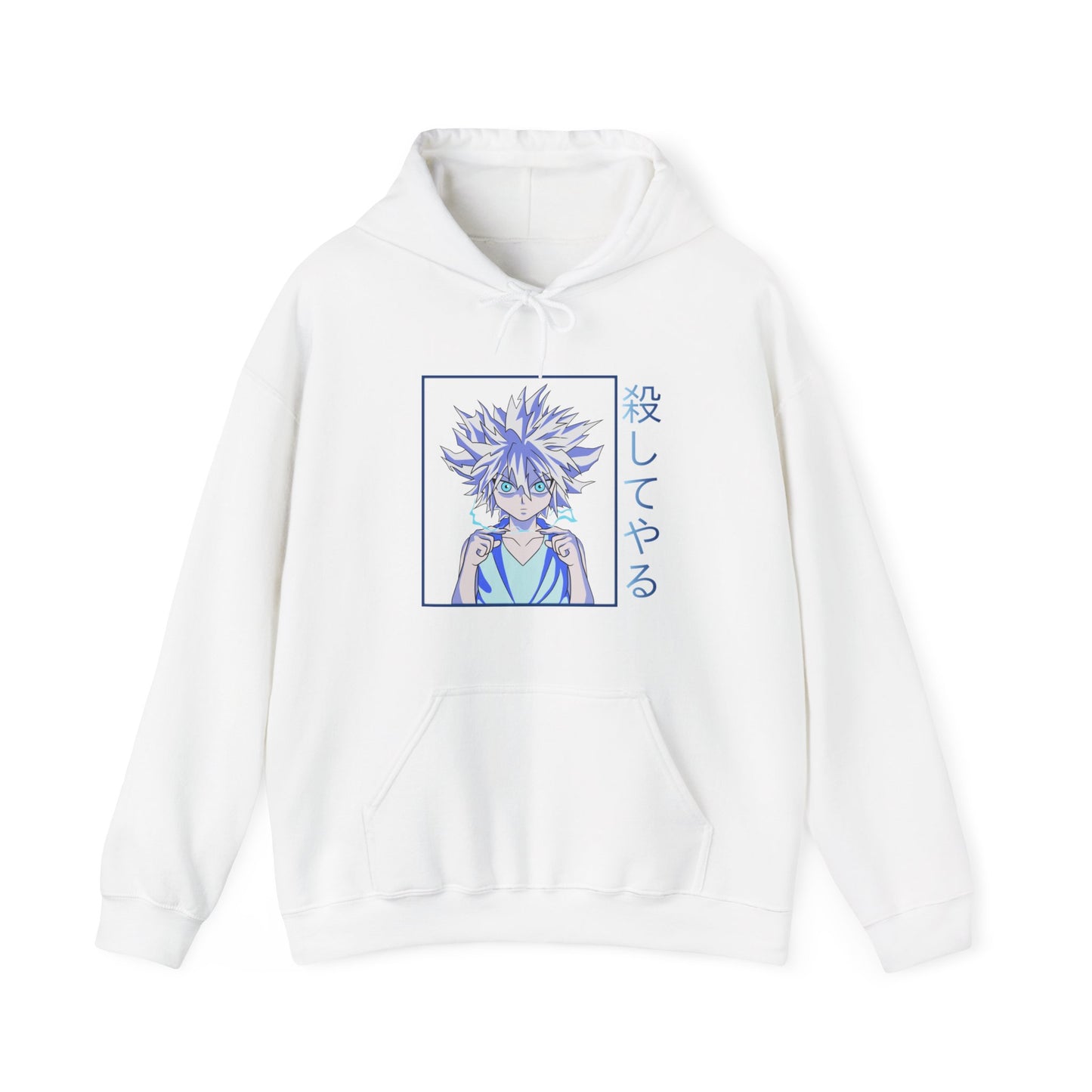 Killua Inspired Unisex Hoodie with Bold Graphics