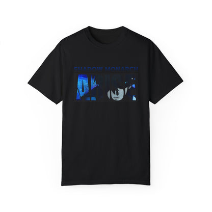 Shadow Monarch Unisex Garment-Dyed T-Shirt - Unique Graphic Tee for Anime Fans