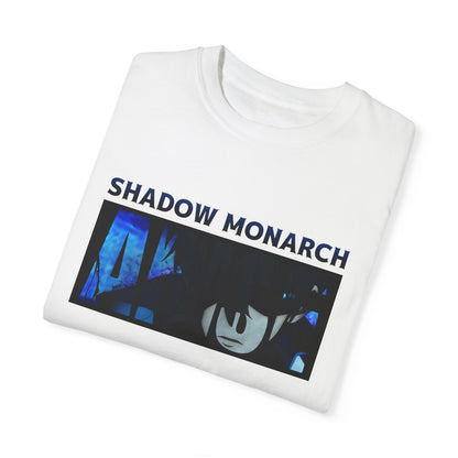 Shadow Monarch Unisex Garment-Dyed T-Shirt - Unique Graphic Tee for Anime Fans