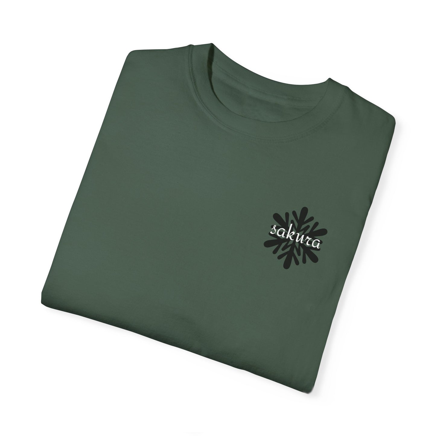 Unisex Garment-Dyed T-Shirt with Snowflake Design - Cozy & Trendy Casual Wear