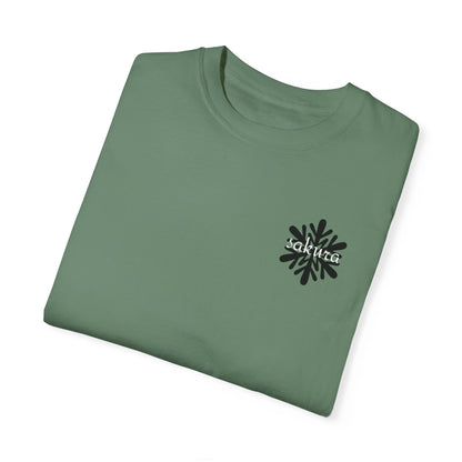 Unisex Garment-Dyed T-Shirt with Snowflake Design - Cozy & Trendy Casual Wear