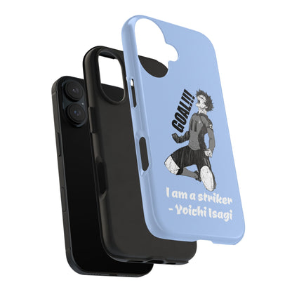 Goal Striker Tough Phone Case - Yoichi Isagi Design