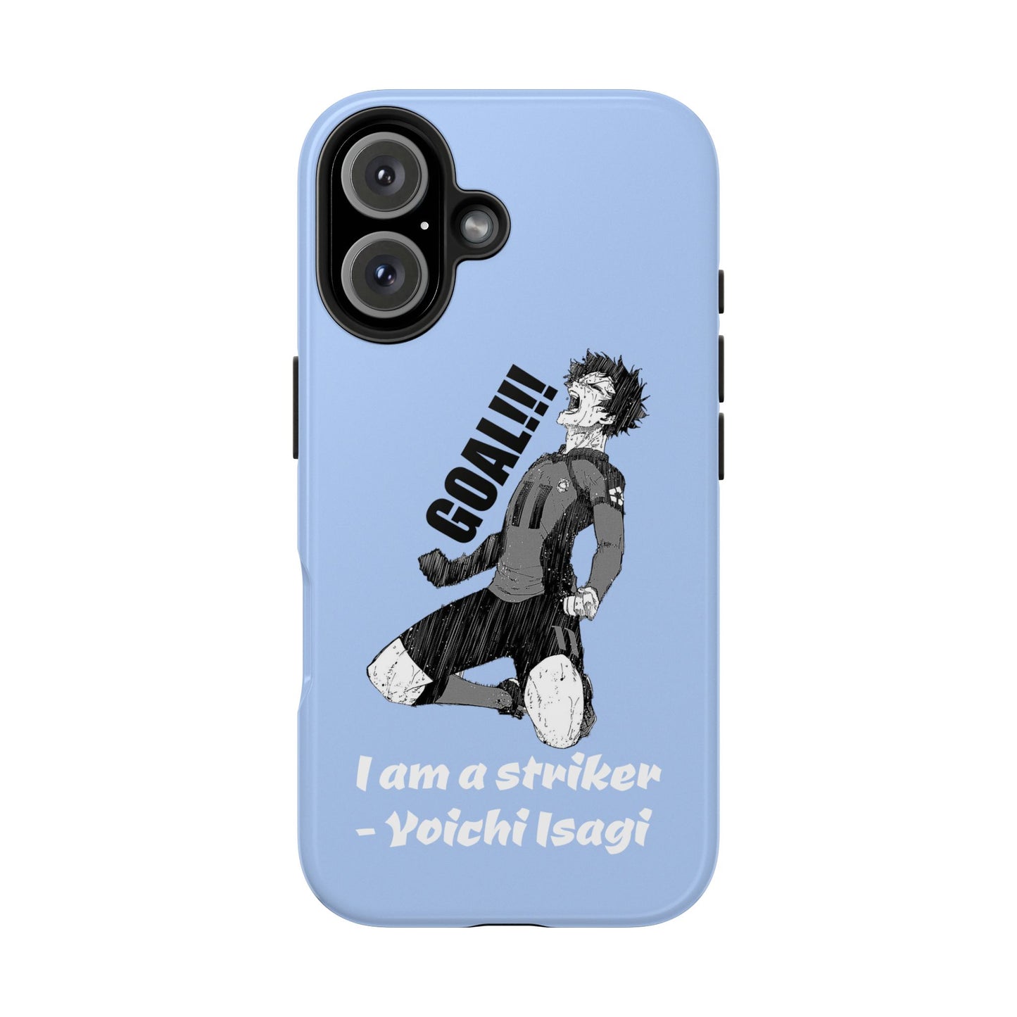 Goal Striker Tough Phone Case - Yoichi Isagi Design